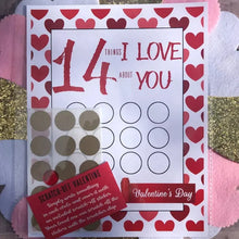 Laden Sie das Bild in den Galerie-Viewer, Rubbelkarten zum Valentinstag
