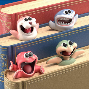 3D-Meerestier-Lesezeichen