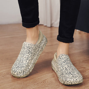 Warme Plüsch-Baumwollschuhe für Herren
