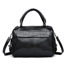 Laden Sie das Bild in den Galerie-Viewer, Krokodildruck Damen Umhängetasche