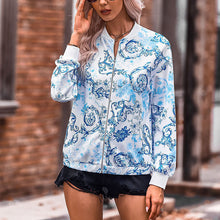 Laden Sie das Bild in den Galerie-Viewer, Modische Bedruckte Jacke