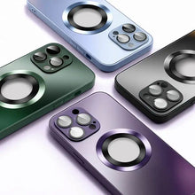 Laden Sie das Bild in den Galerie-Viewer, Magnetische iPhone-Hülle aus mattiertem Glas
