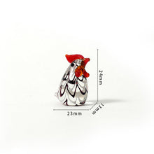 Laden Sie das Bild in den Galerie-Viewer, Kreative Buntglasur-Hähnchendekoration