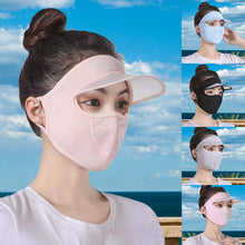 Laden Sie das Bild in den Galerie-Viewer, Wiederverwendbare Atmungsaktive Kühle Sonnenschutzmaske