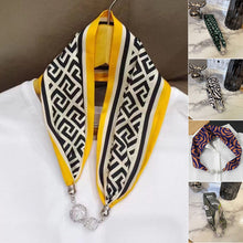 Laden Sie das Bild in den Galerie-Viewer, Seidenschal für Damen im Frühling und Sommer