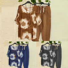 Laden Sie das Bild in den Galerie-Viewer, Lässiges 2-teiliges Set mit stilvollem Druck