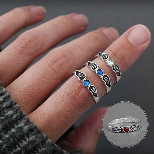 Personalisierte Engelsflügel-Ring