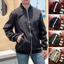 Laden Sie das Bild in den Galerie-Viewer, Herren Modische Bomberjacke