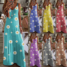 Laden Sie das Bild in den Galerie-Viewer, Kleid mit Gänseblümchen-Print