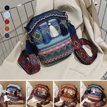 Laden Sie das Bild in den Galerie-Viewer, Modische ethnische gewebte Umhängetasche für Damen