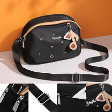 Laden Sie das Bild in den Galerie-Viewer, Damen lässige leichte bedruckte Umhängetasche aus Oxford-Stoff