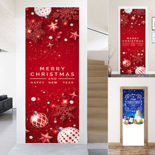 Laden Sie das Bild in den Galerie-Viewer, Weihnachtlicher Selbstklebender Entfernbarer Dekorativer Türaufkleber