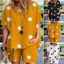 Laden Sie das Bild in den Galerie-Viewer, Lässige und einfache gepunktete Damenbekleidung