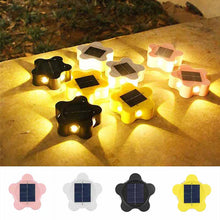 Laden Sie das Bild in den Galerie-Viewer, LED Solar Wandleuchte in Sternform