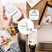 Laden Sie das Bild in den Galerie-Viewer, Tragbarer Mini-Bluetooth-Drucker