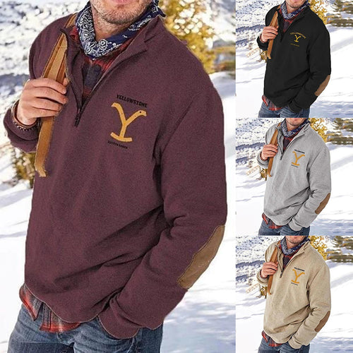 Modisches Lässiges Sweatshirt mit Reißverschluss
