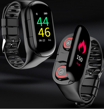 Laden Sie das Bild in den Galerie-Viewer, 2-in-1 Intelligente Armbanduhr Mit Bluetooth-Kopfhörer