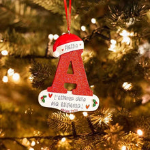 Laden Sie das Bild in den Galerie-Viewer, Weihnachtlicher dekorativer Buchstabenanhänger