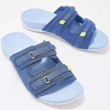 Laden Sie das Bild in den Galerie-Viewer, Atmungsaktive Lässige Damen-Strandsandalen Mit Flachem Boden