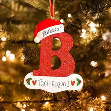 Laden Sie das Bild in den Galerie-Viewer, Weihnachtlicher dekorativer Buchstabenanhänger