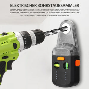 Bohrstaubsammler mit Laserebene