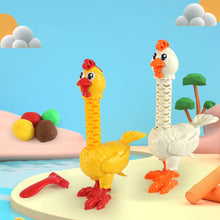 Laden Sie das Bild in den Galerie-Viewer, Buntes Federhuhn-Spielset