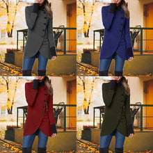 Laden Sie das Bild in den Galerie-Viewer, Schräg geöffnete windabweisende Jacke mit Knopf