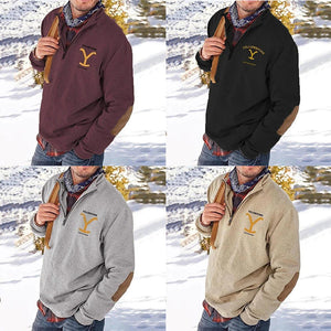 Modisches Lässiges Sweatshirt mit Reißverschluss
