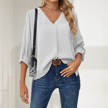 Laden Sie das Bild in den Galerie-Viewer, Damen Sommer Chiffon-Shirt