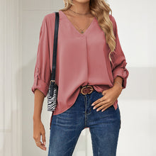 Laden Sie das Bild in den Galerie-Viewer, Damen Sommer Chiffon-Shirt