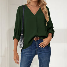 Laden Sie das Bild in den Galerie-Viewer, Damen Sommer Chiffon-Shirt
