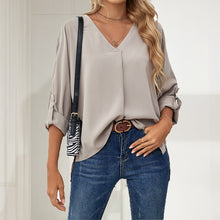 Laden Sie das Bild in den Galerie-Viewer, Damen Sommer Chiffon-Shirt