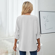 Laden Sie das Bild in den Galerie-Viewer, Damen Sommer Chiffon-Shirt