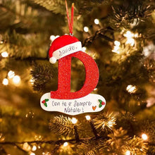 Laden Sie das Bild in den Galerie-Viewer, Weihnachtlicher dekorativer Buchstabenanhänger