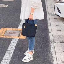 Laden Sie das Bild in den Galerie-Viewer, Damen Einfache Handtasche aus Segeltuch