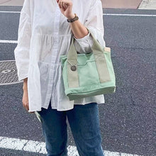 Laden Sie das Bild in den Galerie-Viewer, Damen Einfache Handtasche aus Segeltuch