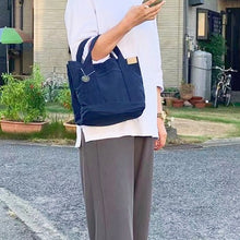Laden Sie das Bild in den Galerie-Viewer, Damen Einfache Handtasche aus Segeltuch