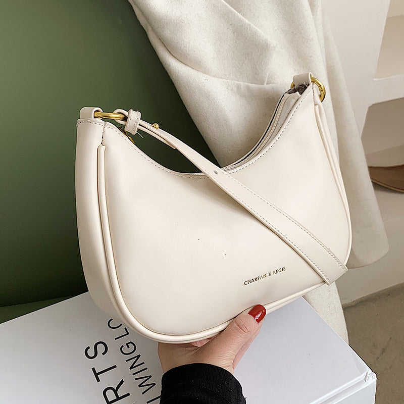 Damen Neue Halbmondförmige Umhängetasche