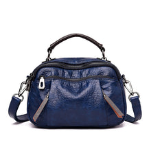Laden Sie das Bild in den Galerie-Viewer, Damen Umhängetasche aus weichem Leder mit mehreren Taschen