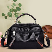 Laden Sie das Bild in den Galerie-Viewer, Damen Umhängetasche aus weichem Leder mit mehreren Taschen