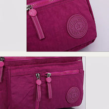 Laden Sie das Bild in den Galerie-Viewer, Damen Wasserdichte Reisetasche aus Nylon mit mehreren Taschen