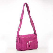 Laden Sie das Bild in den Galerie-Viewer, Damen Wasserdichte Reisetasche aus Nylon mit mehreren Taschen