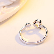 Laden Sie das Bild in den Galerie-Viewer, Damen einfacher herzförmiger offener Ring