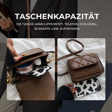 Laden Sie das Bild in den Galerie-Viewer, Damen kleine quadratische Schultertasche mit Modekette