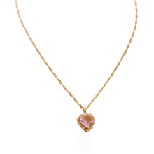 Laden Sie das Bild in den Galerie-Viewer, Damen kreative herzförmige Zirkon-Halskette