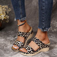 Laden Sie das Bild in den Galerie-Viewer, Damen lässige Sandalen mit Tiermuster