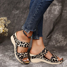 Laden Sie das Bild in den Galerie-Viewer, Damen lässige Sandalen mit Tiermuster