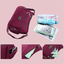 Laden Sie das Bild in den Galerie-Viewer, Damen lässige Schultertasche aus Nylon mit großem Fassungsvermögen