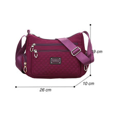 Laden Sie das Bild in den Galerie-Viewer, Damen lässige Schultertasche aus Nylon mit großem Fassungsvermögen