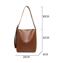 Laden Sie das Bild in den Galerie-Viewer, Damen modische Eimertasche mit großem Fassungsvermögen